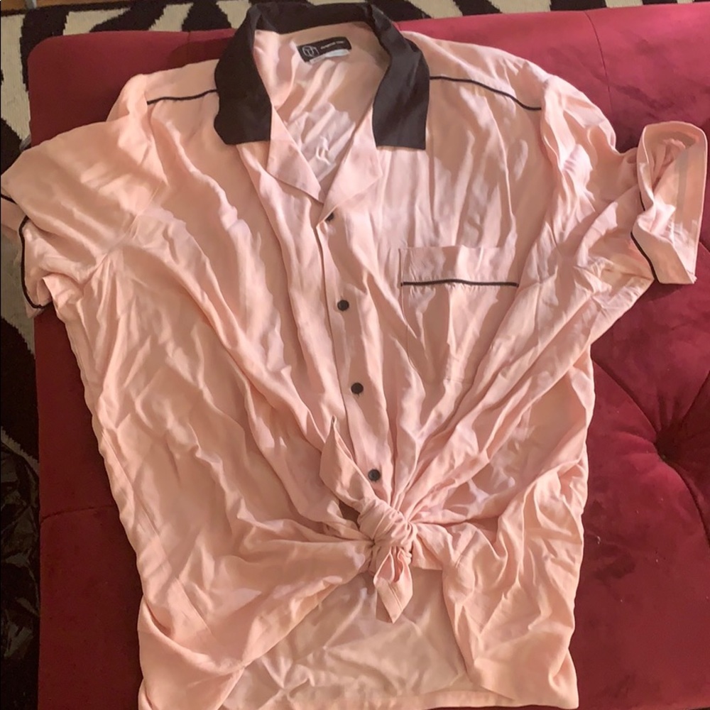 Pink Bowling Shirt.  Adorable retro look